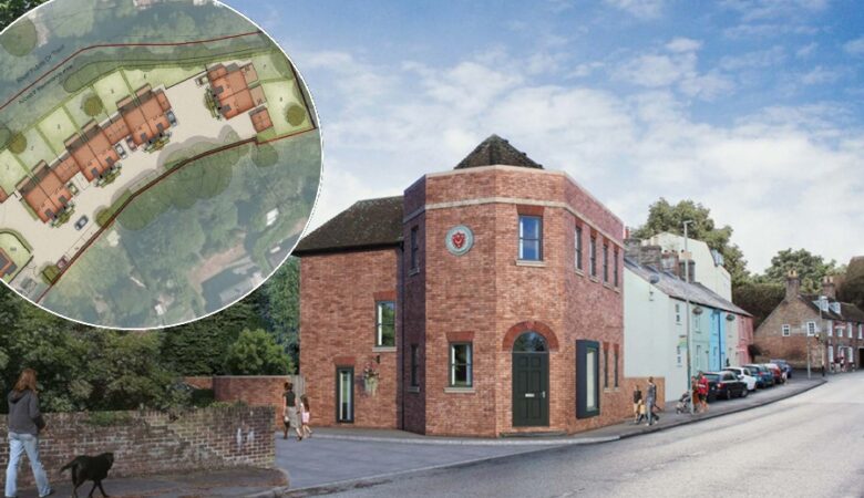 None of the houses would be classed as affordable Picture: Thrive Architects