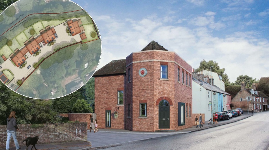 None of the houses would be classed as affordable Picture: Thrive Architects