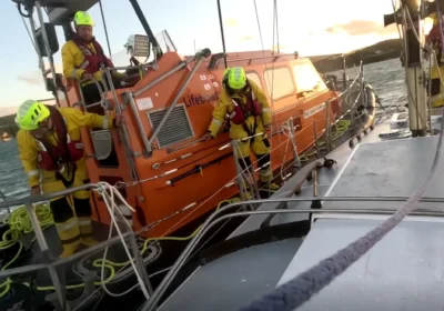 Volunteers were quick to respond Picture: Swanage RNLI
