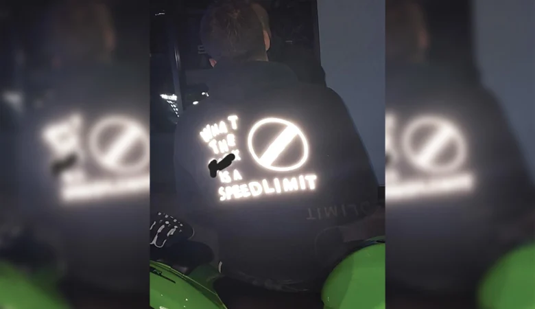 Police clocked him travelling at 52mph in a 30mph zone Picture: Dorset Roads Policing