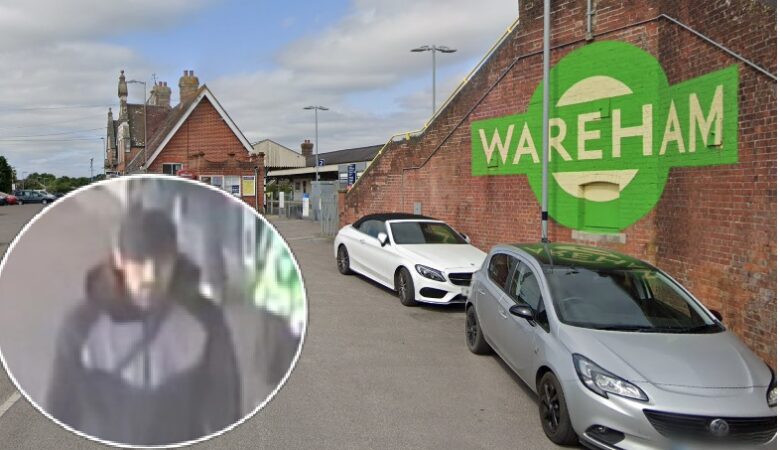 Police want to speak to the man pictured Picture: British Transport Police