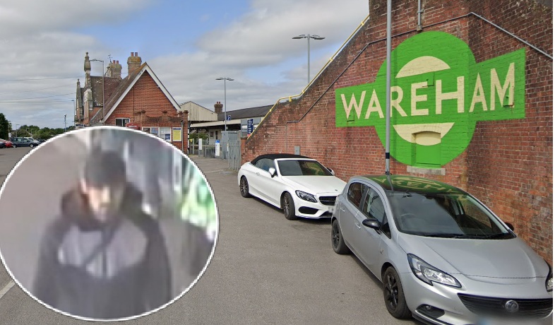 Police want to speak to the man pictured Picture: British Transport Police