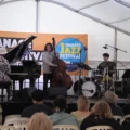 Sultan Stevenson Trio performing at the festival Picture: Bob Meyrick