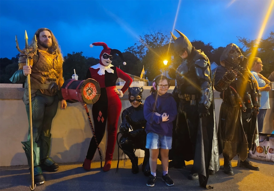 Superheroes made the event one to remember Picture: Wareham Wednesdays