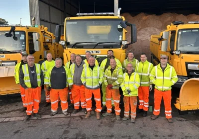Some of the Ferndown crew on standby Picture: Dorset Council
