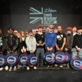 Finalists and judges at the 2025 drummer of the year competition in Poole