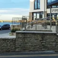 The vehicle hit pedestrians outside the Smoke on the Water restaurant in Swanage, police said
